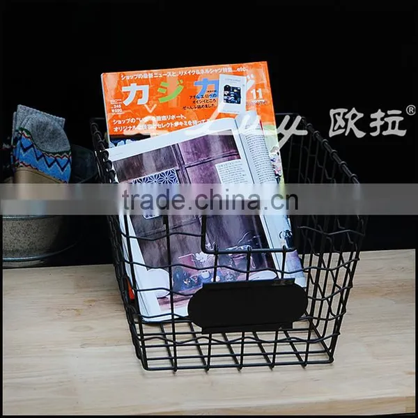 S/3 Grey Weavy Wire Basket Set photo-4