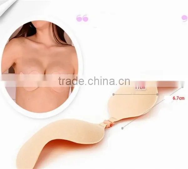Junyan Hot Sale Sexy Strapless Wing Colth Silicone Bra photo-2