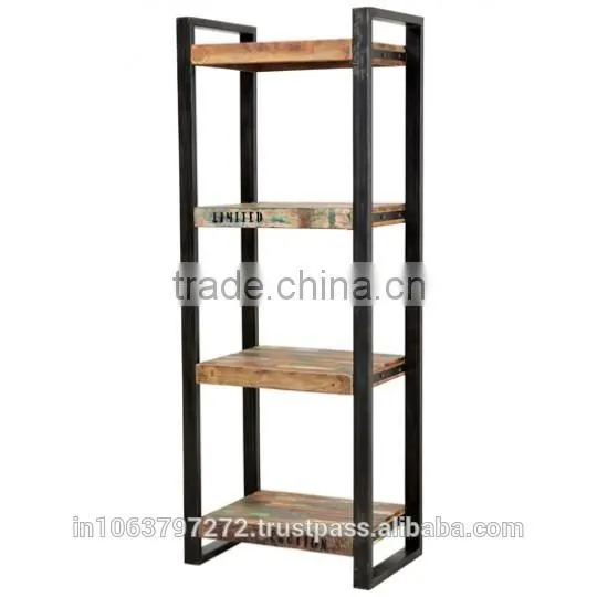 Teak Slim Bookcase