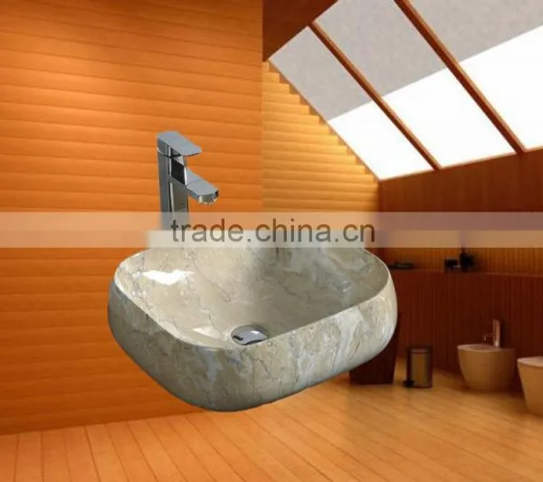 Customed Handmade Bathroom Design White Italian Sinks photo-3