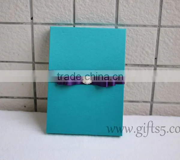 Best Wedding Invitation Card Boxes With Bowknot photo-6