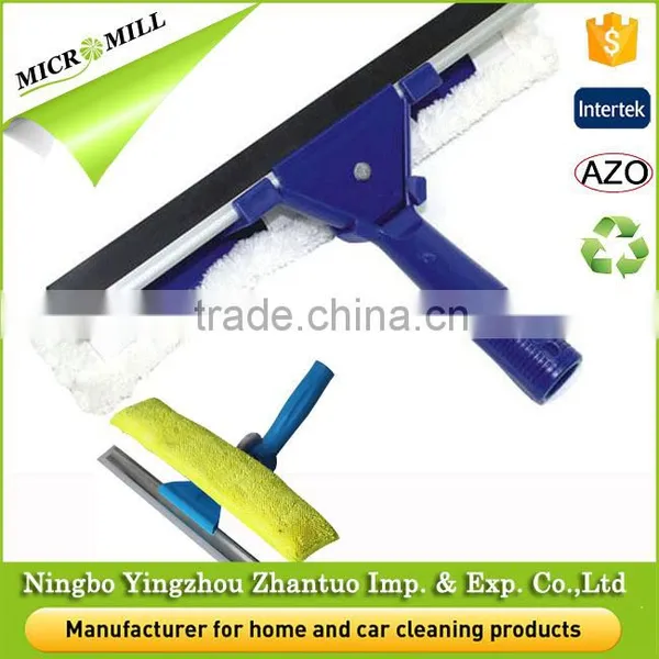 Microfiber Pad Glass Scraper, Car Squeegee Rubber Blade photo-2