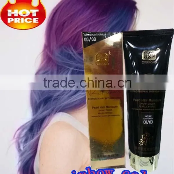 Free Sample Non Allergic Wholesale Fashion Brown Purple Hair Dye