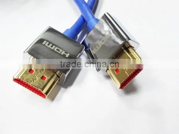 3M Blue Slim HDMI Cable With Sliver Metal Shell photo-2