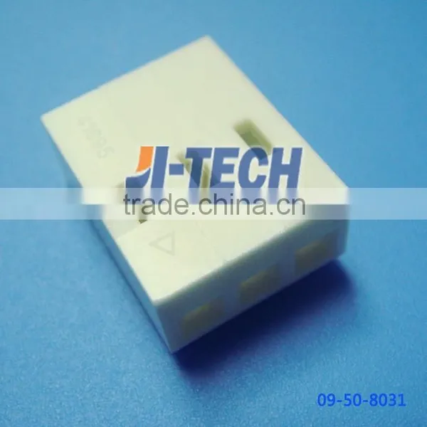 3.96mm Pitch Crimp Terminal Housing Connector Female 3 Pin Connector 41695 Series Molex Connector 09-50-8031 Friction Ramp photo-2