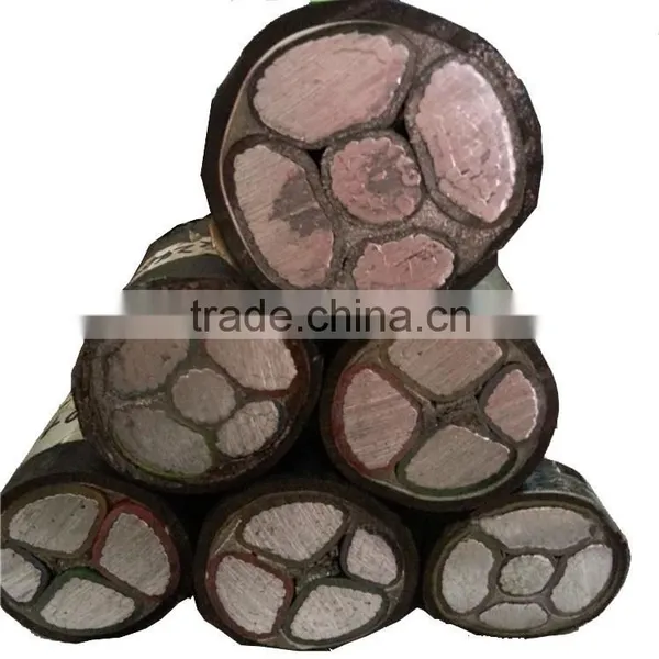 3*185+2*95mm2- China Cable Manufacturer Aluminum 5 Core XLPE Insulated PVC Sheathed Construction Power Cable-YJLV photo-4