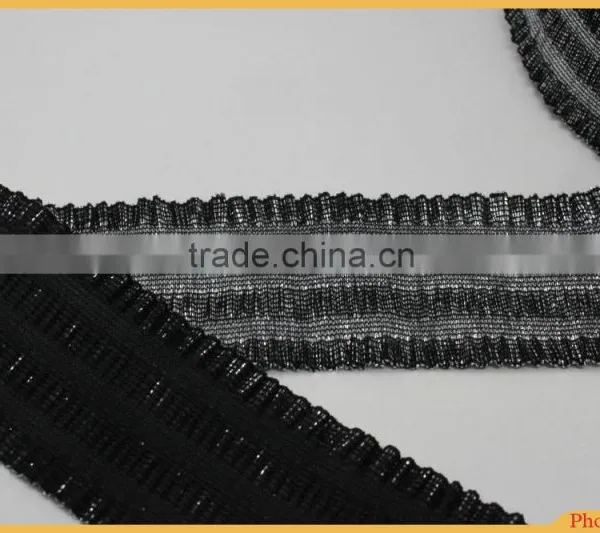 New Design Lurex Jacquard Elastic Webbing photo-4
