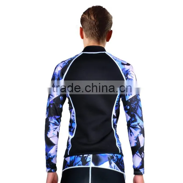 Men's High Quality Lycra Surfing Suit With Zipper C1608 photo-4