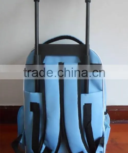 Cute Kid School Trolley Bag Wheeled School Backpack(TROB15-001) photo-4