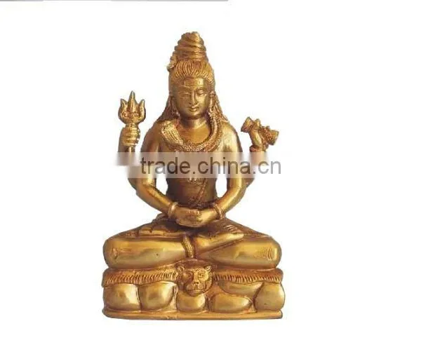 Shiva Hindu God Statue, Brass Statue