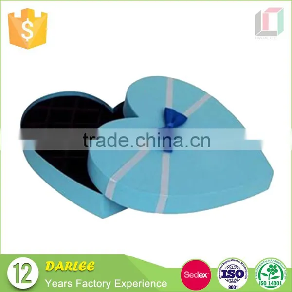 Recyclable Christmas Decorations Paperboard Heart Shape Chocolate Packaging Box photo-3