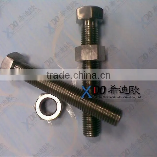 Alloy GH2132/A286 Stainless Steel Astm F593 Hex Bolt Made in China EN1.4980 photo-2