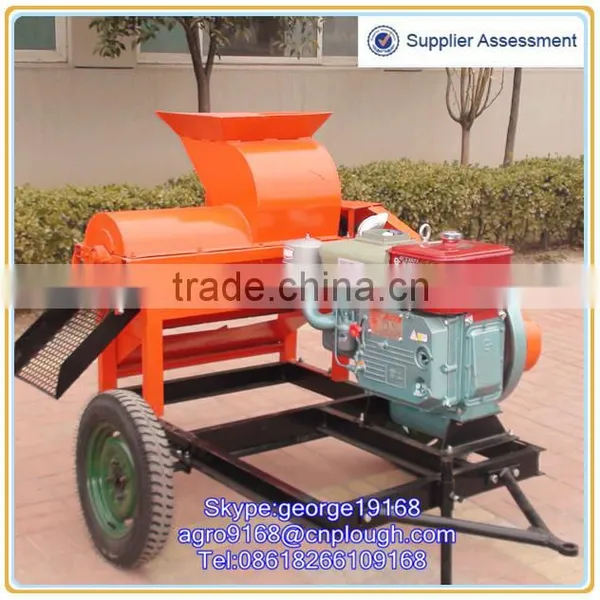 Small Farm Maize Peeling Machine With Diesel Motor