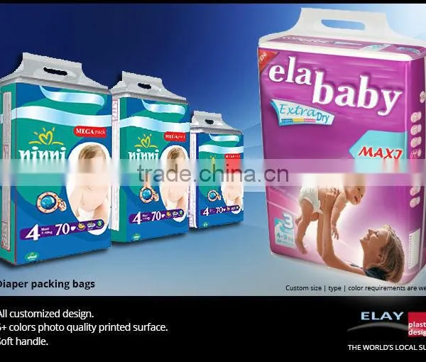 Custom Design Adult Diaper Packing Bag With Handle photo-3