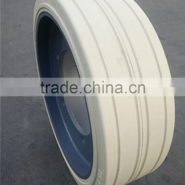 Airless Tire Rim Solid Wheel for JLG Scissor Lift Platform 323*100 406*125 photo-2