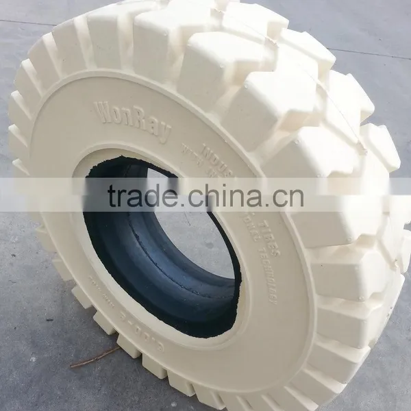 Solid Forklift White Tire 7.00x12 Wheel Made in China photo-4