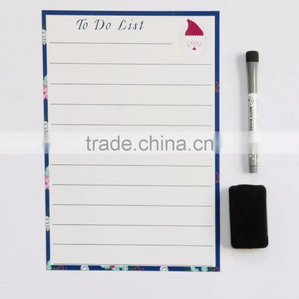 Magnetic Calendar To-do List Custom Design Magnet Dry Erase Board for Kitchen Memo photo-4