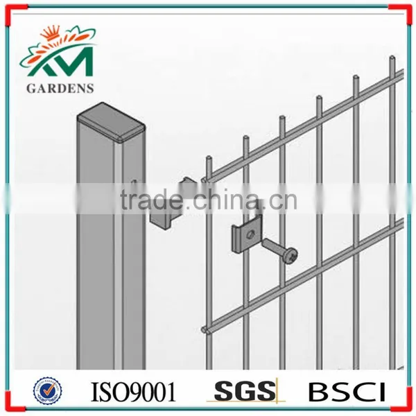 Powder Coated Double Wire Fence, Commercial Metal Fence Panels photo-6