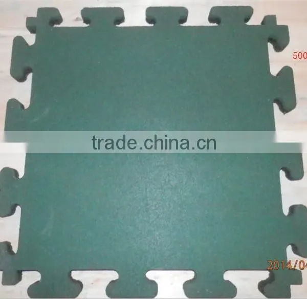 Gym Rubber Flooring Tile, Outdoor Rubber Flooring Tile photo-2