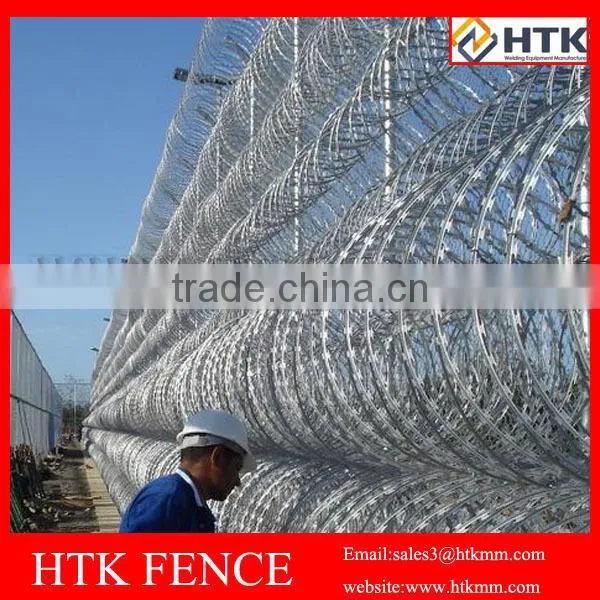 Concertina Razor Ribbon Barbed Wire Fence Razor Wire photo-2