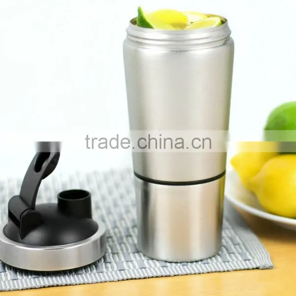Custom Printing Logo 900ml/30 Counce #304 18/8 Stainless Steel BPA Free Water Bottle Shaker Protein/whey/supplements/workout photo-2