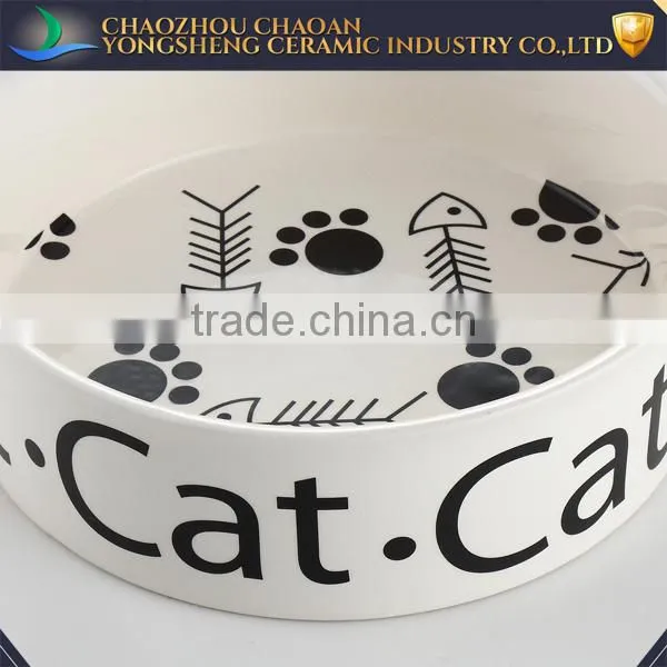 Wholesale Low Price Ceramic Cat Bowl photo-2
