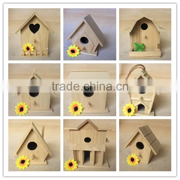 Unfinished Wooden Bird Nest and Happy Giant Adult and Kid Toys for Sale photo-6