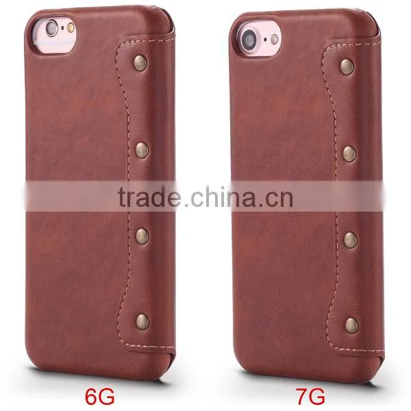 New Product Wallet Flip PU Leather Mobile Phone Case for IPhone 7 photo-5