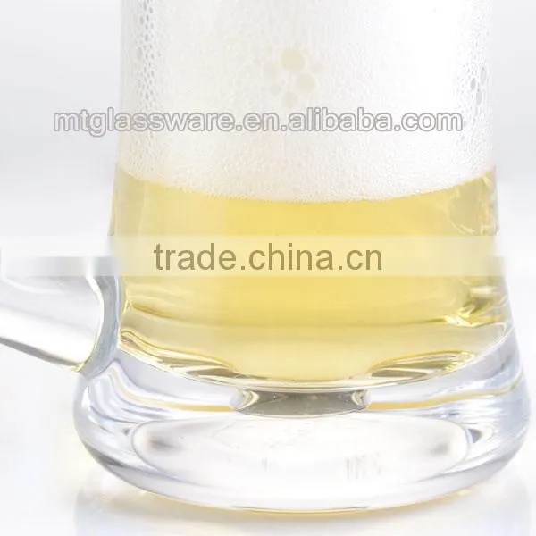 Clear 1.5 Liter Glass Beer Mug photo-3