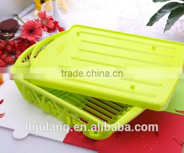 Wholesale Useful Plastic Dish Drainer for Kitchen / Plastic Dish Rack photo-3