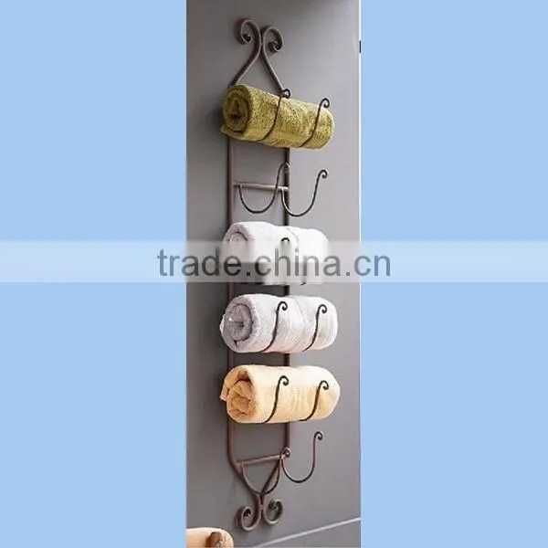 Metal Wall Mount Bathroom Towel Rack photo-2