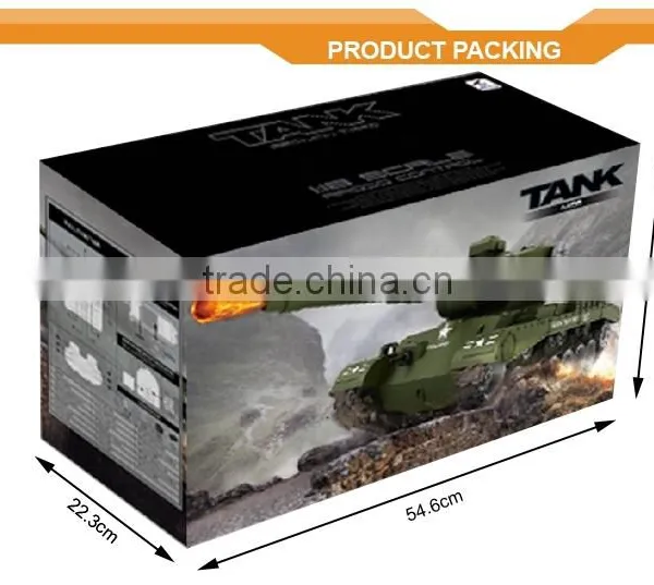 King Tiger RC Tank With Shooting Smoke rc Tank 1:16 bb Henglong RC Tank photo-5