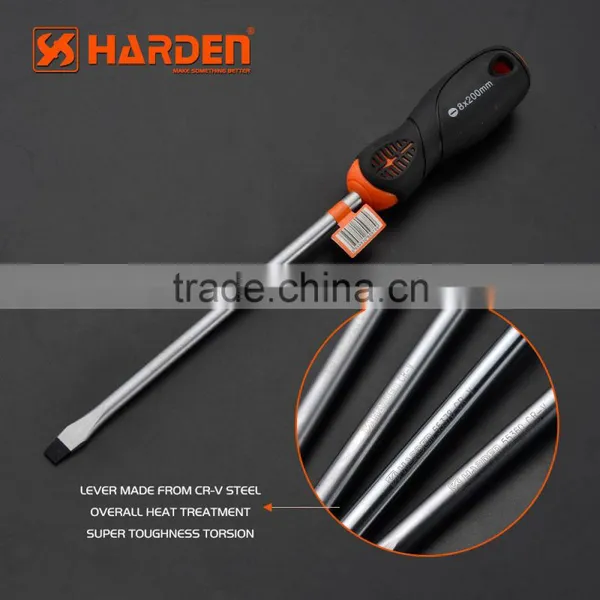 Professional 8x150mm Hand Tool CRV Flat Type Screwdriver photo-2