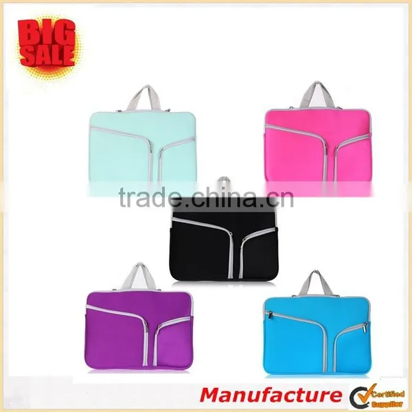 2017 Hot Sell Travel Bag Sleeve Case Neoprene Waterproof Laptop Sleeve Business Casual Travel Laptop for 13" photo-3