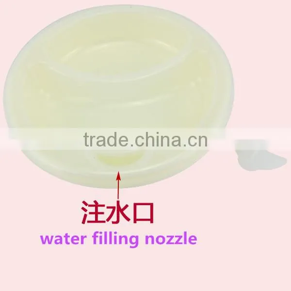 Plastic Put Hot Water Insulated Dish Keep Food Warm Baby Plate photo-4
