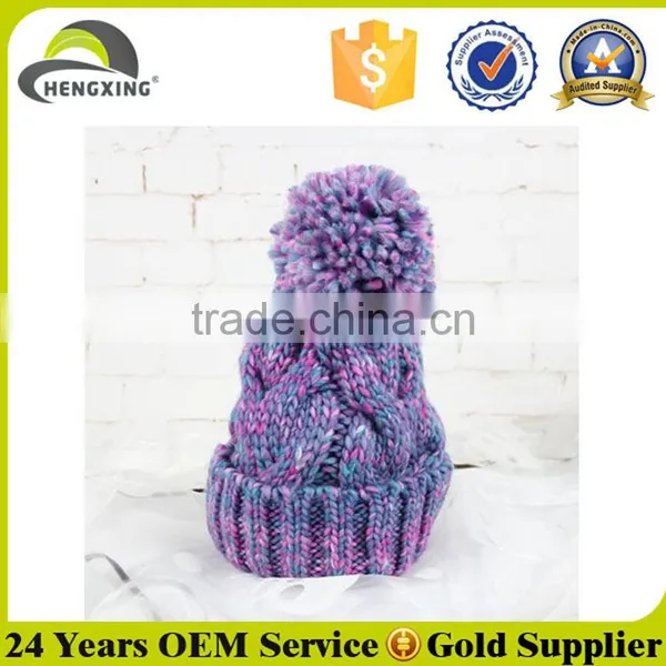 Twist Texture Custom Knitted Pom Hat photo-3