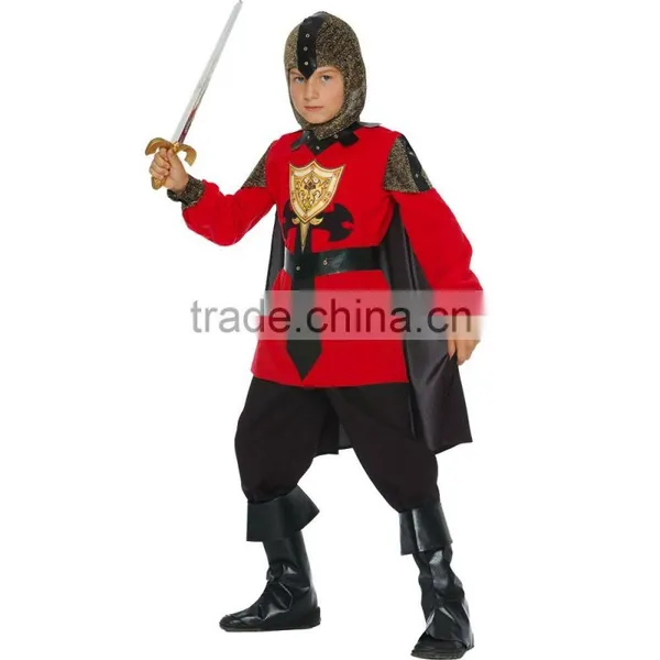 Deluxe King Medieval Knight Prince Carnival Costume Child For Boys photo-2