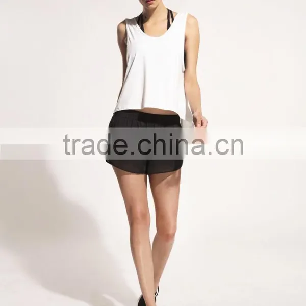 2017 Wholesale Women Gym Tank Sports Fitness Shirt Yoga Top photo-4
