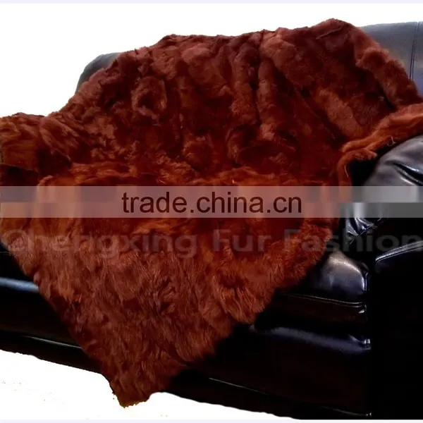 CX-D-11D Style Winter European Genuine Rex Rabbit Fur Bedding Set photo-6