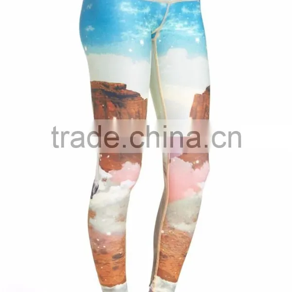 Custom Made Women Full Print Yoga Pants Sport Hot Pant Leggings photo-4