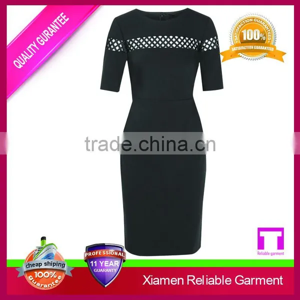 New Model Dress Knee-length Bodycon Slim Girls Party Dresses photo-2