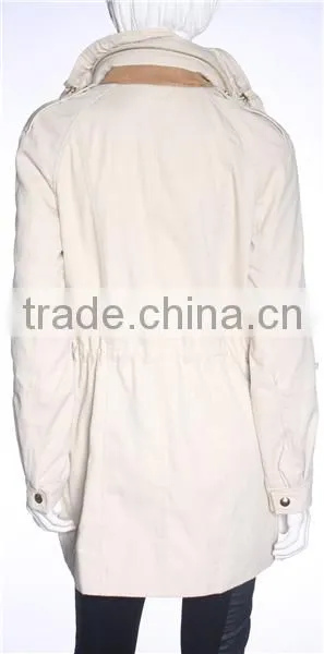 2014-2015 Long Winter White Coat Women's Winter Warm Long Coat Jacket photo-5
