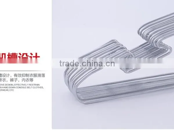 FOB Price Stock Wholesale Laundry Galvanized Coated Metal Wire Clothes Hangers photo-2