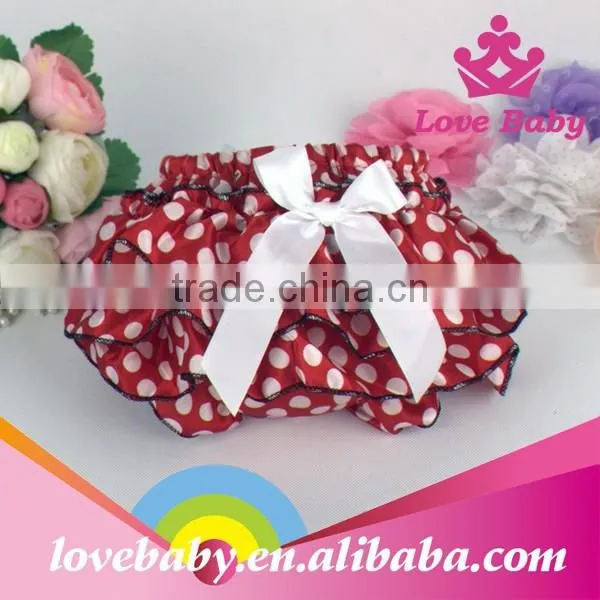 Wholesale Baby Satin Bloomers Fashional Cute Girl Satin Underwear photo-4