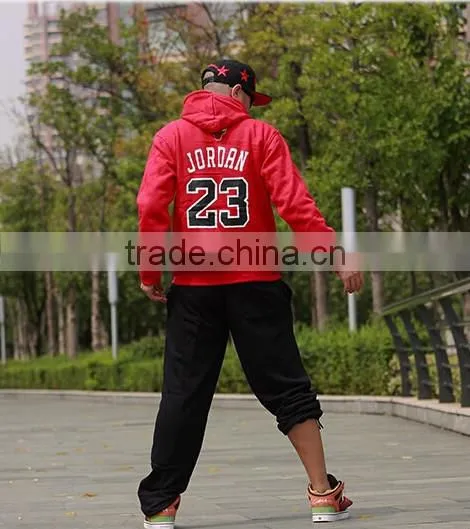 Kangaroo Pocket Athlete Warm Pullover Sports Fleece Jacket Men photo-2