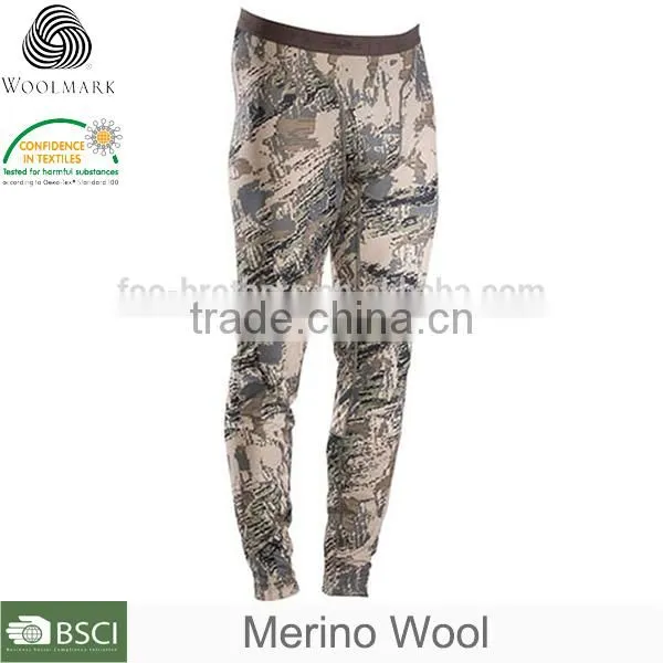 Merino Wool Camo Pants Sports Track Suit Custom Sweat Pants Male Jogging Pants photo-4