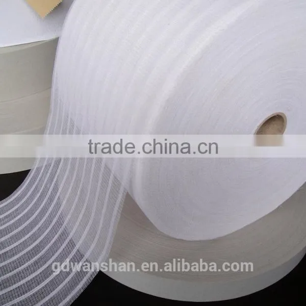 Raw White Book Binding Rayon Fabric Mesh Gauze Texture Roll in Bulk photo-3