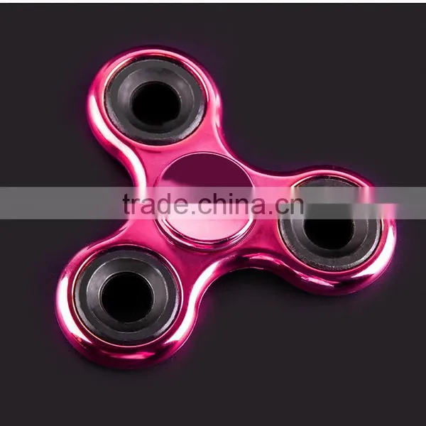Hot Selling Yiwu Factory Wholesale Plating Electroplating Hand Finger Toy Fidget Spinner photo-3
