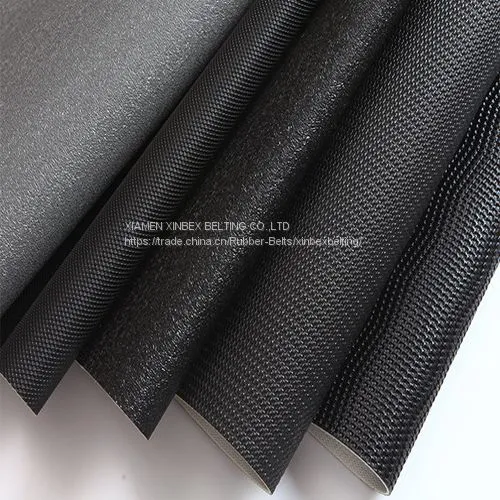 PVC Black Treadmill Running Conveyor Belts Golf/Diamond With Low Noise PBF-B24/N