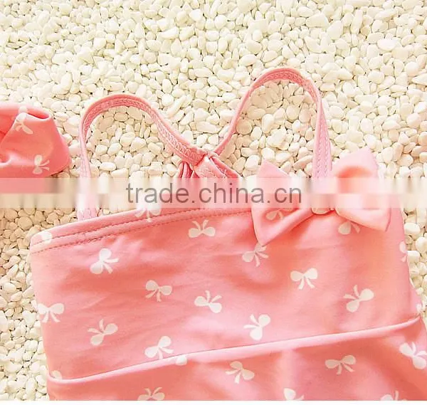 2017 Pink Cute Swimsuit Child Swimear Baby Girls Swimwear photo-3